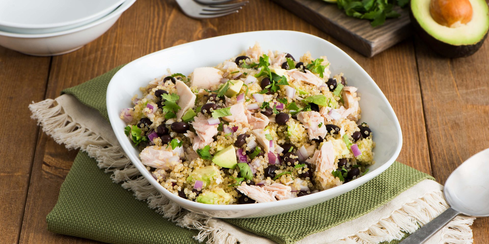 Tex Mex Quinoa Tuna Salad Clover Leaf 0982